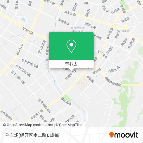 停车场(经开区南二路)地图