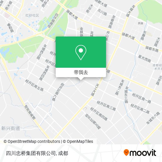 四川忠桥集团有限公司地图