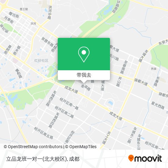 立品龙班一对一(北大校区)地图