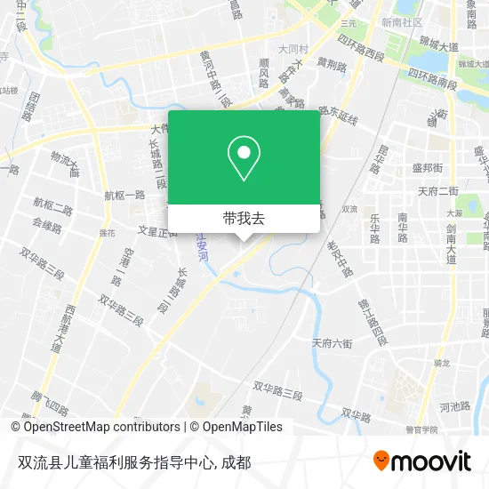 双流县儿童福利服务指导中心地图