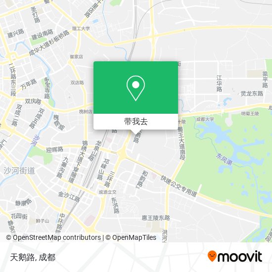 天鹅路地图