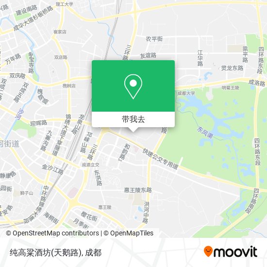 纯高粱酒坊(天鹅路)地图