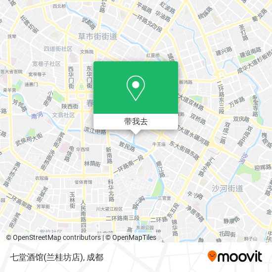 七堂酒馆(兰桂坊店)地图
