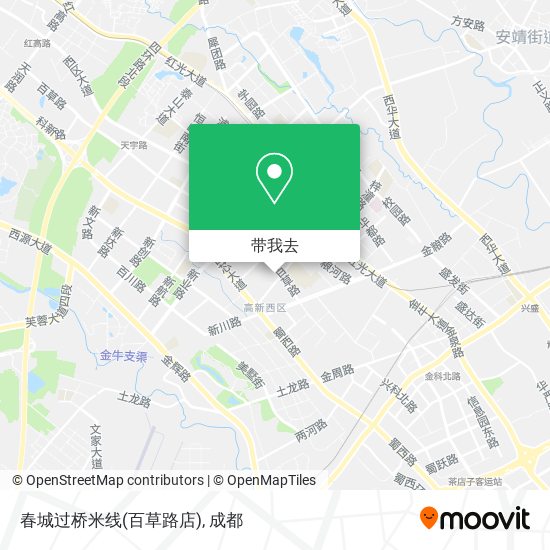 春城过桥米线(百草路店)地图