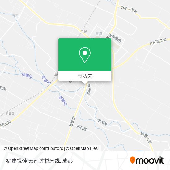 福建馄饨.云南过桥米线地图