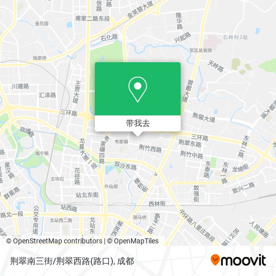 荆翠南三街/荆翠西路(路口)地图