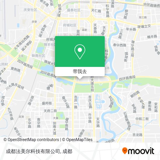 成都法美尔科技有限公司地图