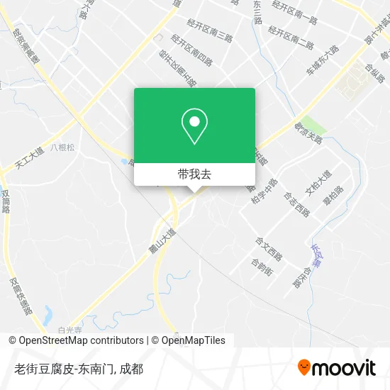 老街豆腐皮-东南门地图