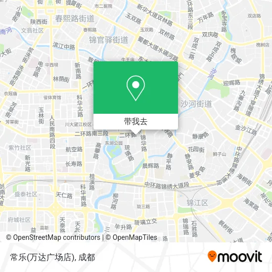 常乐(万达广场店)地图