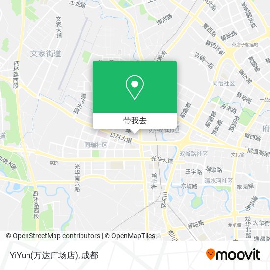 YiYun(万达广场店)地图