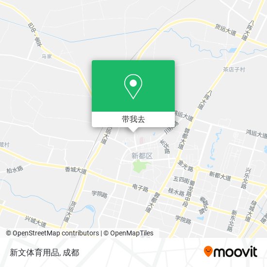 新文体育用品地图
