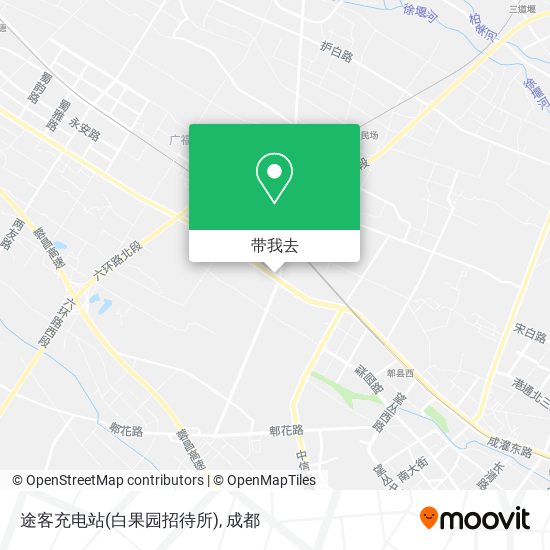 途客充电站(白果园招待所)地图