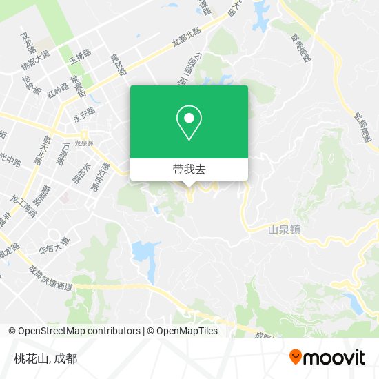 桃花山地图