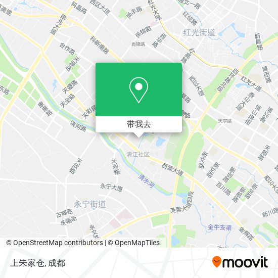 上朱家仓地图