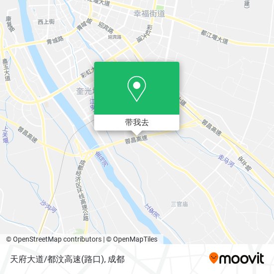 天府大道/都汶高速(路口)地图