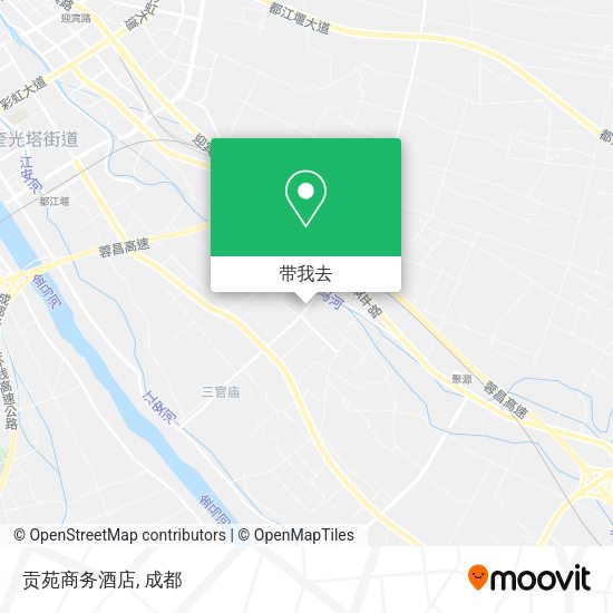 贡苑商务酒店地图