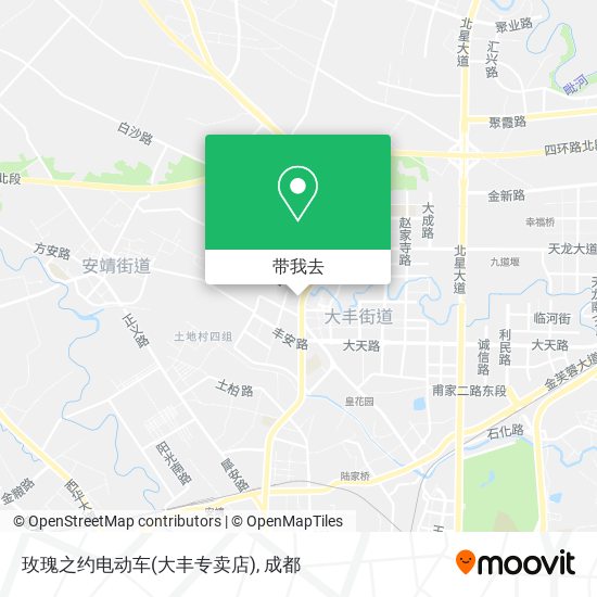玫瑰之约电动车(大丰专卖店)地图