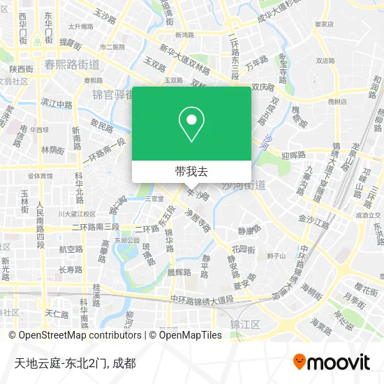 天地云庭-东北2门地图