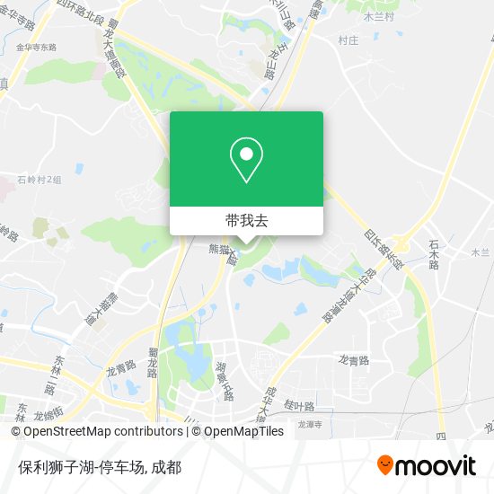 保利狮子湖-停车场地图