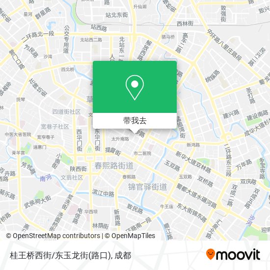 桂王桥西街/东玉龙街(路口)地图
