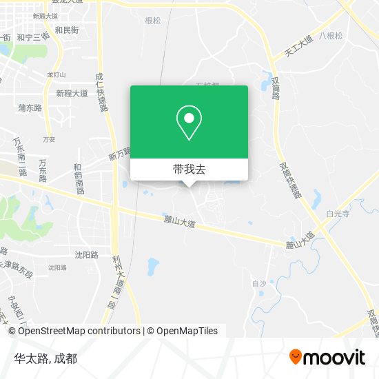 华太路地图