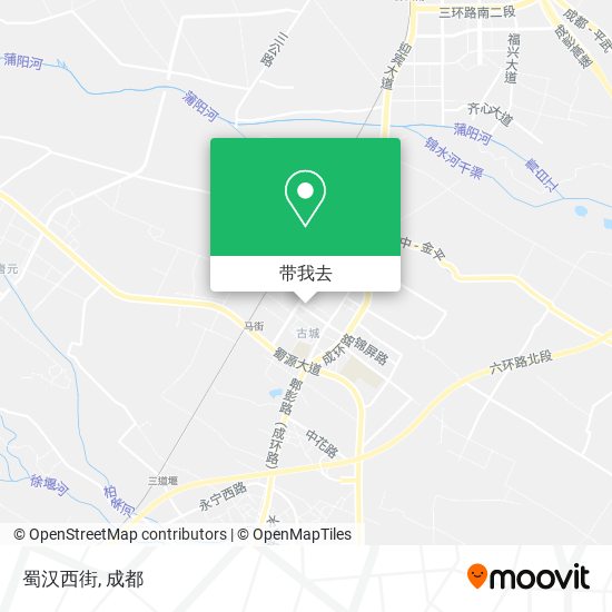 蜀汉西街地图