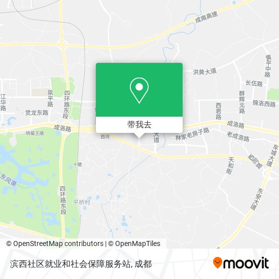 滨西社区就业和社会保障服务站地图