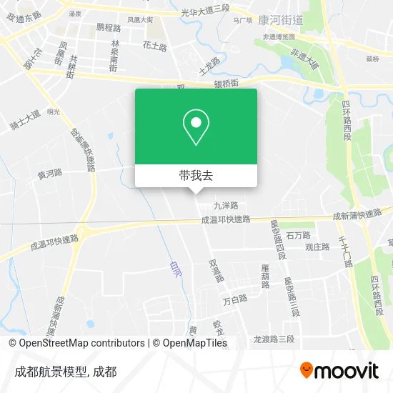 成都航景模型地图