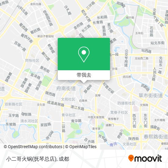 小二哥火锅(抚琴总店)地图