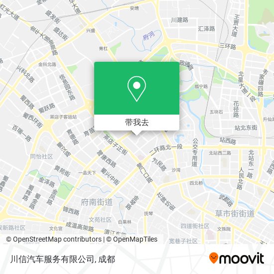 川信汽车服务有限公司地图