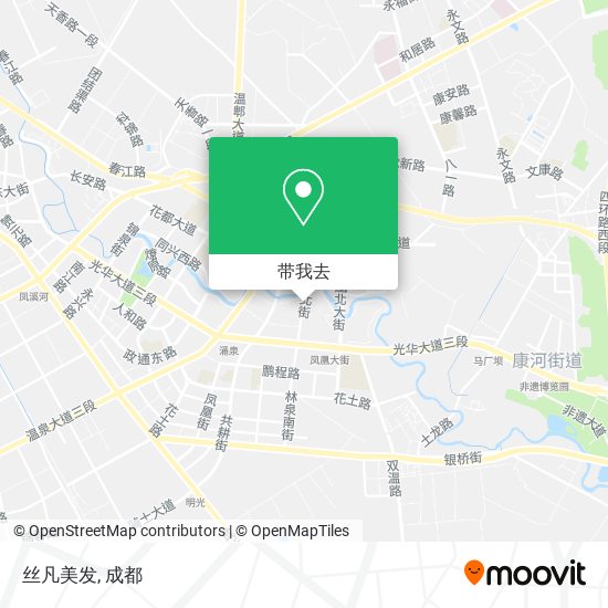 丝凡美发地图