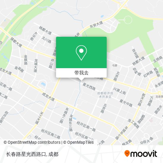 长春路星光西路口地图
