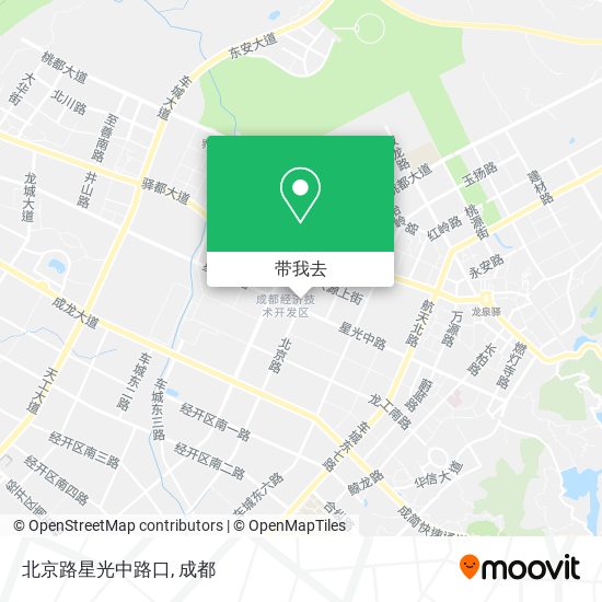 北京路星光中路口地图