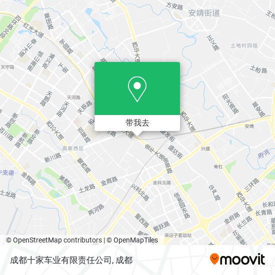 成都十家车业有限责任公司地图