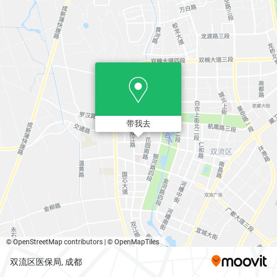 双流区医保局地图