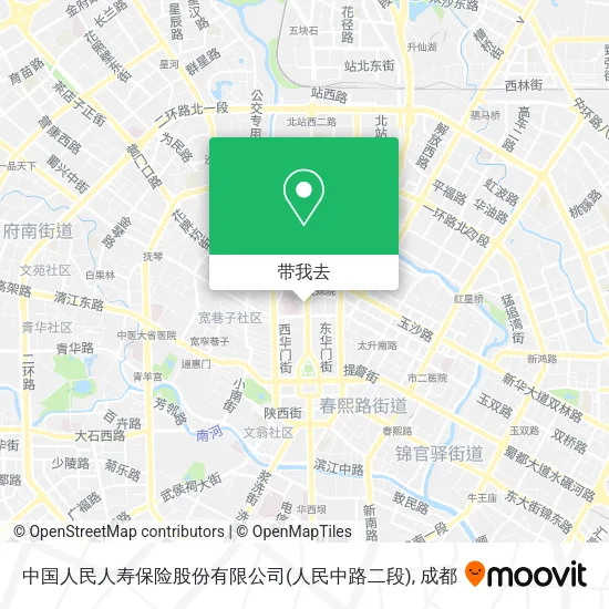 中国人民人寿保险股份有限公司(人民中路二段)地图