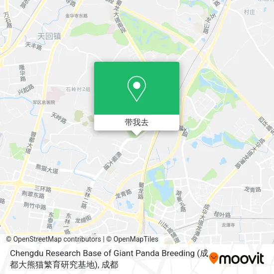 Chengdu Research Base of Giant Panda Breeding (成都大熊猫繁育研究基地)地图