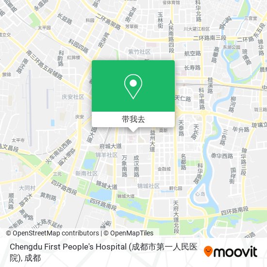 Chengdu First People's Hospital (成都市第一人民医院)地图
