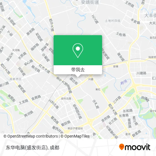 东华电脑(盛发街店)地图