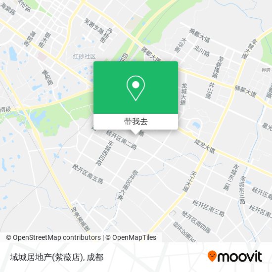 域城居地产(紫薇店)地图