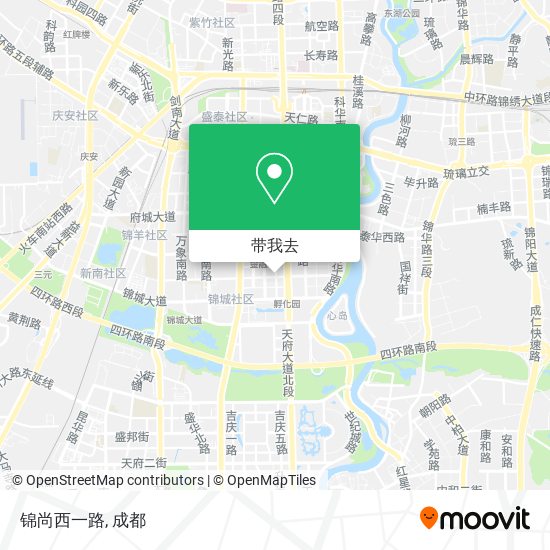 锦尚西一路地图