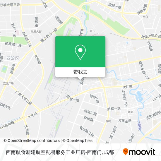 西南航食新建航空配餐服务工业厂房-西南门地图