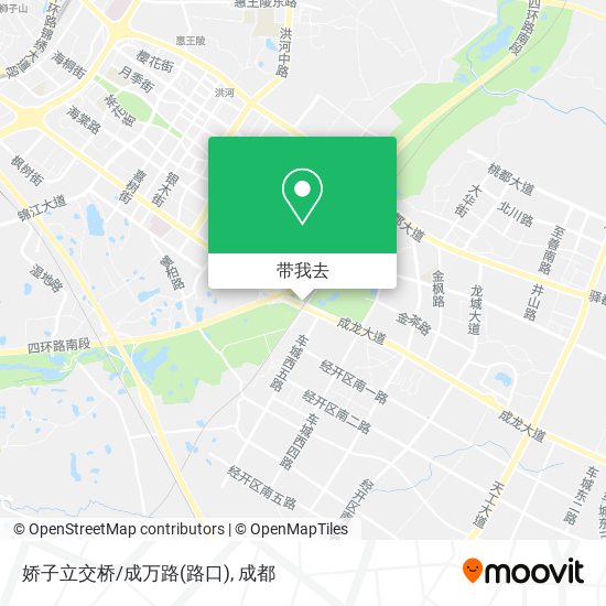 娇子立交桥/成万路(路口)地图