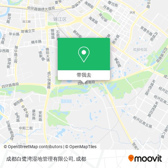 成都白鹭湾湿地管理有限公司地图