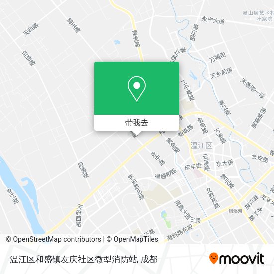 温江区和盛镇友庆社区微型消防站地图