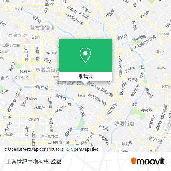 上合世纪生物科技地图