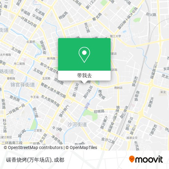 碳香烧烤(万年场店)地图