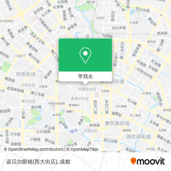 诺贝尔眼镜(西大街店)地图