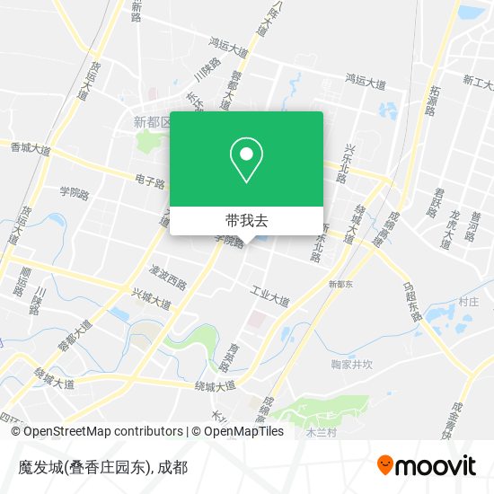 魔发城(叠香庄园东)地图