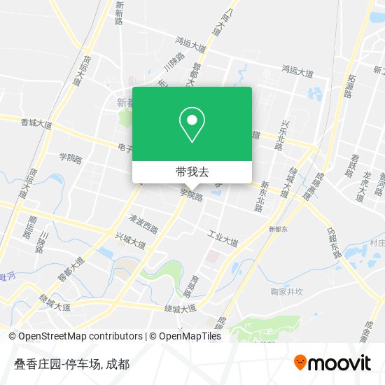 叠香庄园-停车场地图